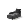 Apollo Compact Sofa (Colour : Pebble Grey, Cushion : Soft, Back Type : High Back, Seating Capacity : Left Aligned 2 Seater + Left Aligned Chaise + Ottoman)