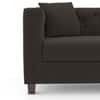 Windsor Premium 2 Seater Fabric Sofa in Stone Grey Velvet Colour