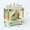 D'Dass Sheesham and Mdf Wooden Home Temple For Pooja Mandir For Home