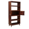 Solid Wood  Bookshelf in Dual Tone Finish