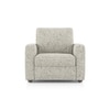 Apollo Compact High Back 1 Seater Fabric Sofa in Monochrome Paisley Colour