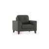 Verona Essential 1 Seater Fabric Sofa in Steel Colour