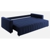 Beliss 3 Pull Out Sofa Cum Bed with storage In Nav Blue Colour
