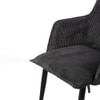 Serenity Fabric Dining Chair in Grey Colour