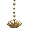 Hanging Flower Cut Urli Set Of 2 In Gold Colour