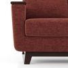 Corby Sofa Set (Colour : Dark Coral , Seater : 2+1+1)