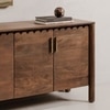 Barclay Solid wood 4-Door Sideboard In Provincial Teak Finish 68