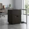 Zephyr Solid Wood Bedside Table in American Walnut Finish