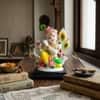 Devotional Vrindavan Melody Krishna Statue in White Colour