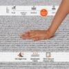 Laxe Natural Pincore Latex Mattress (75 x 36 in, 6 Inches)
