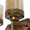 Eliante Modern Wall Lights Mild Steel & Glass Material Antique Gold & Champaign Finish