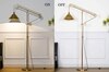 Holborn Classic Dome Swivel Arm Floor Lamp