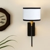 Devansh Metal Electric Wall Light in Black Colour with Multi Shade Count of 1 Light