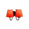 Edwena Orange Fabric Wall Light