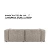 Elegantedge Wood Left Aligned 2-Seater With Upholstery Non Storage Sofa In Grey Colour