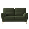 Osbert Velvet 2 Seater Sofa in Olive Green color