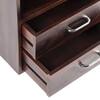 Kassel Solid Wood Side Table in Walnut Finish