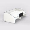 Hangout Engineered Wood Non Storage Bed in White Colour