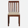 Aura Solid Wood 4 Seater Dining Set With 4 Chairs In Honey Finish