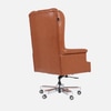 Maharaja Leatherette High Back Director Chair In Tan Colour
