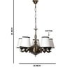 Devansh Wood Wall Mounted Lamp With Black Cotton Shade