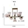 Devansh Gold Wall Mounted Lamp With Beige Jute Shade