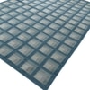 Jaipur Rugs Soft Checkered Wool Dhurrie Rug Blue 6x9 ft