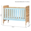 Romania Baby Crib with Mattress