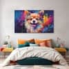 The Castle Decor Dogs Art Wall Painting Wooden Framed Digital Painting 27x48 Inch (Style 2)