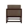 Aura Boucle Fabric Arm Chair in Brown Colour
