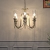 Artisan 6 Light Brass Chandelier