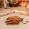 Ireka Home Harvest Apple Shape Serving Board Set – Set of 4