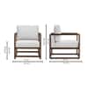 Aura Boucle Fabric Arm Chair in White Colour