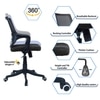 Ddeasirea Mid Back Ergonomic Chair in Black Colour