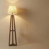 Vantage Beige Jute Floor Lamp with Beige Jute Base