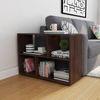 Tetris Solid Wood Bookshelf in Walnut Finish