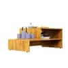 Hexa Engineered Wood Modern Center Table For Living Room In Giant Wood