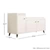 Hexa Red Engineered Wood Shoe Rack in Frosty White Colour