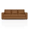 Apollo 3 Seater  Fabric Sofa In Ochre velvet Colour