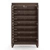 Webster 24 Pair Shoe Rack in Classic Walnut Finish