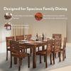 Arabia XXL 8 Seater Dining Table In Teak Finish