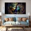 The Castle Decor Premium Radha Krishna Wall Art Wooden Frame 27x48 Inch (Style 4)