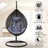 Premium Egg Single Seater 6 Star Swing Chair Grey