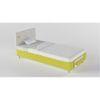 Color Play Engineered Wood Drawer Storage Bed in Yellow Colour