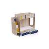 Pinwheels Bunk Bed with Storage in Oak Colour BKBB044