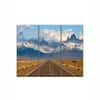 Truss Brown Blue Pieces Canvas Wall Prints Canvas Wall Prints Set of 3 Multicolor Matte