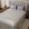 Stoa Paris Satin Bedsheet King Size Bed heet King Blue Combo 4