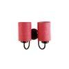 Rayanna Pink Natural Fiber Wall Light