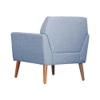 Thomas Fabric Lounge Chair in Blue Color