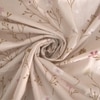 Nate Cream Floral 400 TC Cotton Flat Queen Size Bedsheet with 2 Pillow Covers – Threads